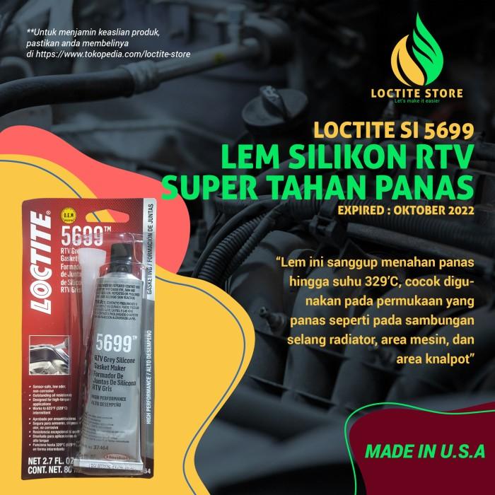 Gambar LEM SILIKON GASKET RTV UNTUK PAKING DAN RADIATOR LOCTITE SI 5699 80ML dari Arabette Market undefined Tokopedia