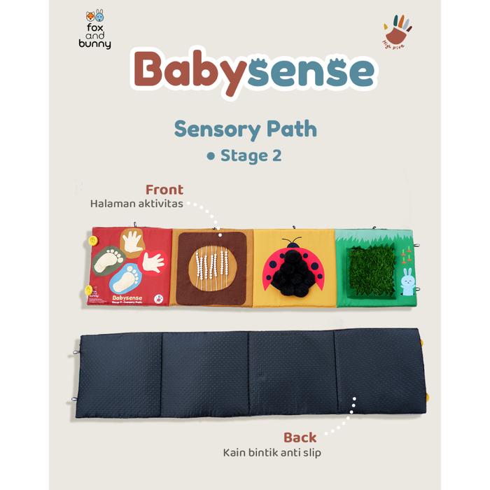 Gambar Mainan Stimulasi Sensorik Bayi & Anak | Fox And Bunny | Sensory Path -Gratisongkir - Stage 2 dari jasr ofc undefined Tokopedia