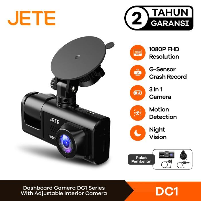 Gambar PTR JETE Dashcam DC1 1080p Full HD Night Vision G-Sensor Motion Detection dari krisnashop44 undefined Tokopedia