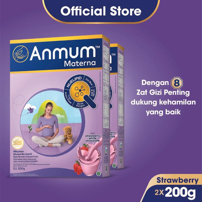 Gambar MomBaby- Anmum Materna Susu Bubuk Strawberi Cok Put 2 x 200g-Susu Hamil dari maisya store28 undefined Tokopedia