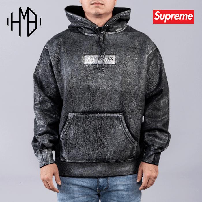 Gambar Supreme MM6 Maison Margiela Foil Box Hoodie 100% Authentic - Black, M dari Hm8 Streetwear undefined Tokopedia