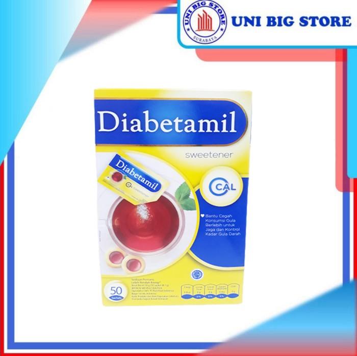 Gambar M4Y4R. Diabetamil Sweetener Box 50 Sachets Zero Cal Gula Rendah Kal dari GOSLEK698 undefined Tokopedia