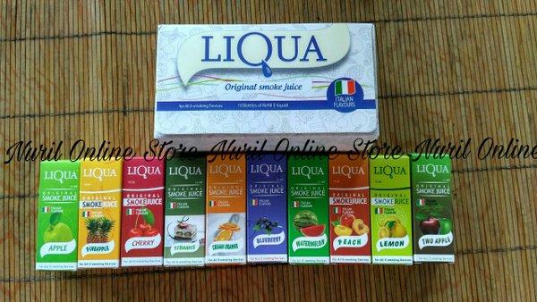 Gambar LIQUA 30 ML ORIGINAL SMOKE JUICE ITALIAN FLAVOURS ISI 10 PCS, HARGA GROSIR, MURAH, RASA ROKOK ELECTRIC, ELEKTRIK, REFILL, E-LIQUID, BERBAGAI MACAM RASA, HARGA SATUAN dari toko mainan windi undefined Tokopedia