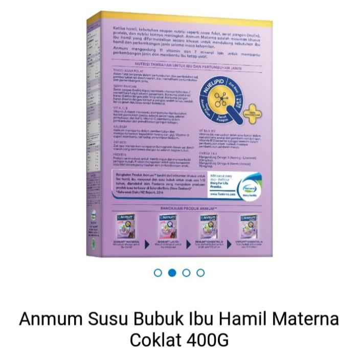 Gambar LLETSS!! anmum susu ibu hamil cokelat 400 gr dari norintasdi undefined Tokopedia