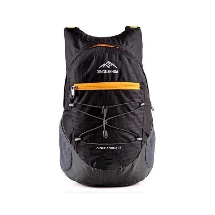Gambar Tas Lipat Waterproof 17L Trekking Bag Backpack Gunung Xinguanhua - Hitam dari Outdoor Jakarta undefined Tokopedia