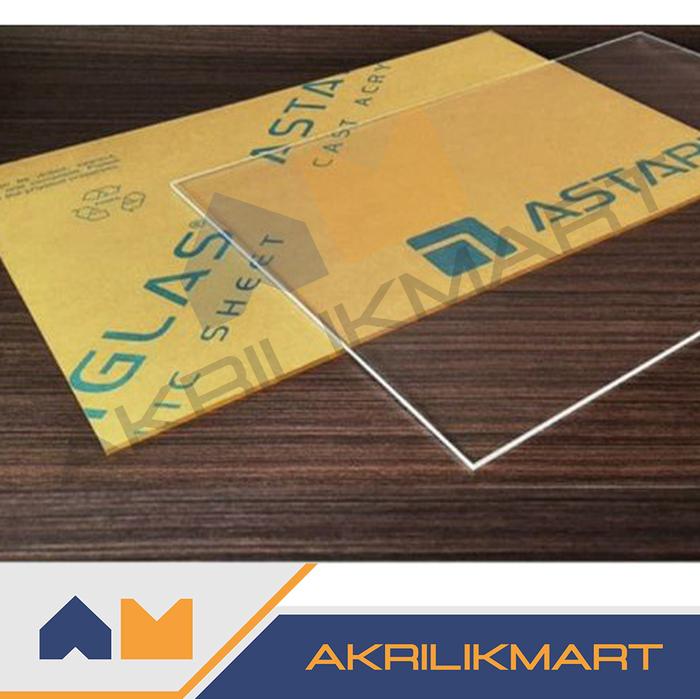 Gambar Lembaran Acrylic Cast ASTARIGLAS "2mm" - Clear/Petak, A5 dari AkrilikMartToko undefined Tokopedia