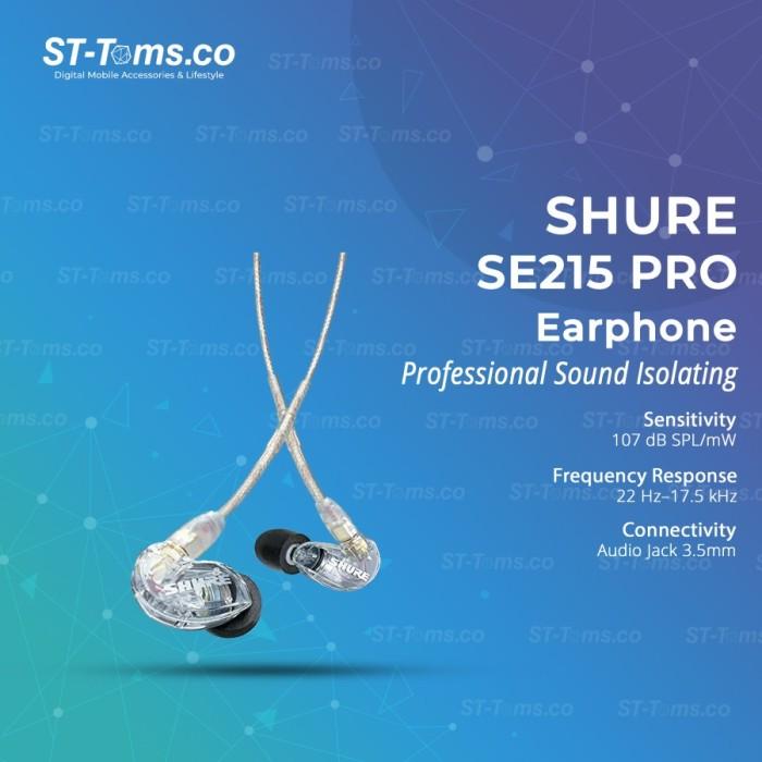 Gambar Promo Shure Se215 Professional Sound Isolating Earphones Wired Earbuds Harga Promo - Clear dari milki shop22 undefined Tokopedia