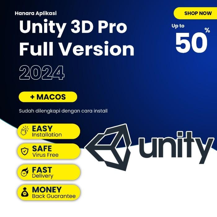 Gambar Software Game Development: Unity 3D Pro [MAC] Untuk Komputer OS MAC | Software Apilkasi Download File Digital Tools Tutorial Murah dari Giorno&#39;s Golden undefined Tokopedia