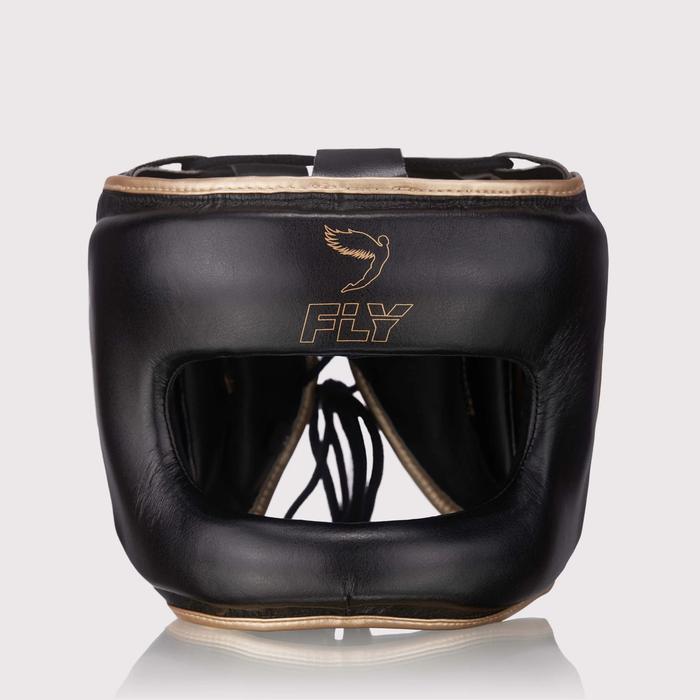 Gambar Head Gear FLY  Superbar X Headguard  / head guard boxing tinju NOSEBAR - Black Gold, L dari Jakarta Boxing INA undefined Tokopedia
