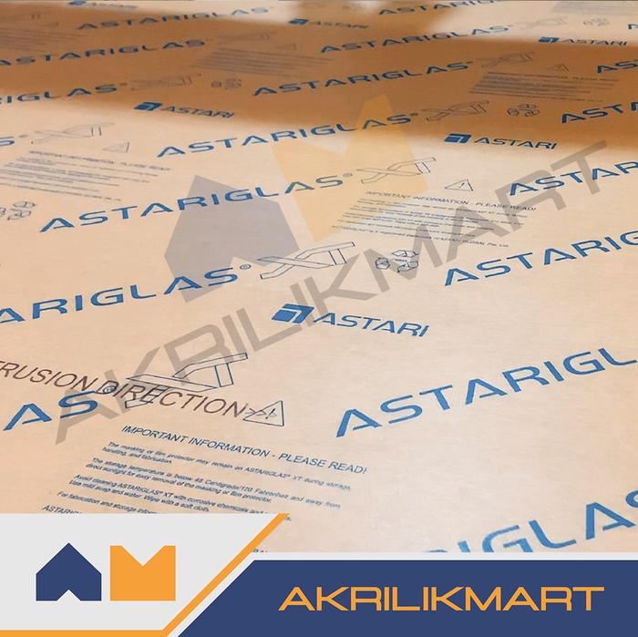 Gambar Acrylic Lembaran ASTARIGLAS XT "2mm" - Clear / Petak, A5 dari AkrilikMartToko undefined Tokopedia