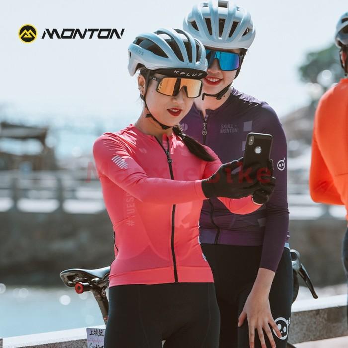 Gambar Skull Monton Baju Jersey Sepeda Wanita Lengan Panjang Tuesday II Pink - Pink, S dari Maxxiebike undefined Tokopedia