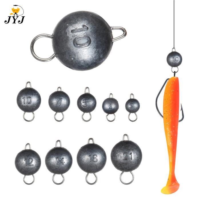 Jual 5pcs 2g-18g Fishing Weight Sinker Jig Head Deep Water Bullet