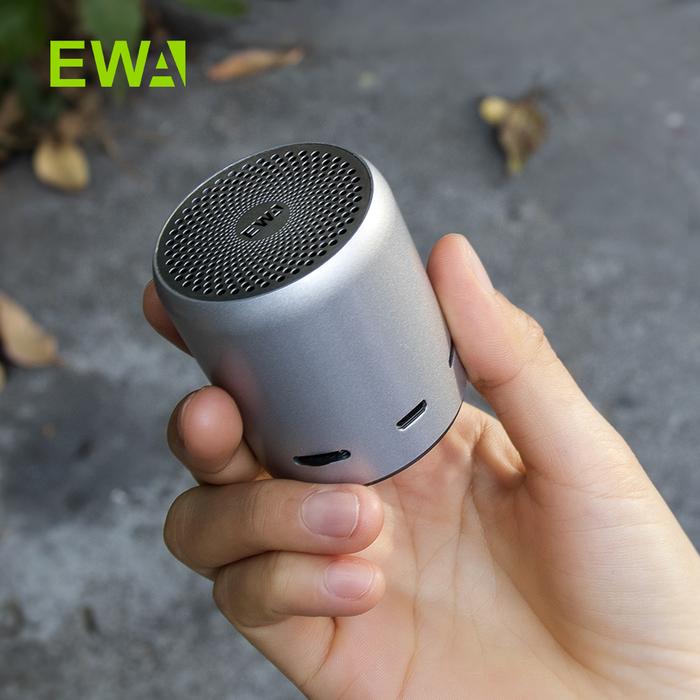 Ewa Mini Bluetooth Speaker True Wireless Stereo Tws Enhance Bass Radiator  Bluetooth 50 A107 Metal Covering Portable Speakers