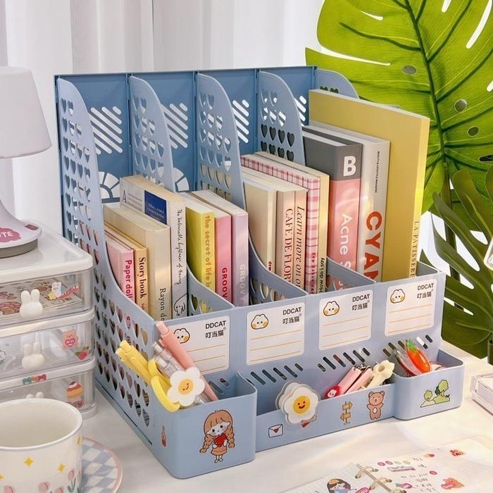 Tempat Rak Sticker Jual Rak Buku + stiker + tempat pena - Minimalis Rak Penyimpanan ...