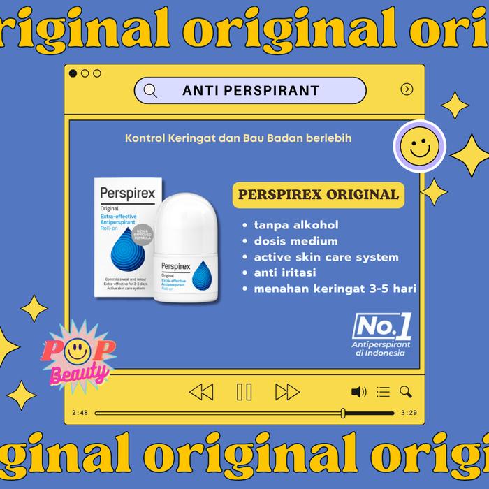 Gambar Perspirex Anti Prespirant 20 Ml Original Strong Comfort Roll On / Anti Perspirant Tahan Keringat Bau Badan / Deodoran Wanita Pria / Anti Perspirant Wanita / Deodoran Anti Bau / Deodoran Anti Bau Ketek / Deodoran Tahan Lama / Anti Bau Badan Ketek Keringat - Original dari garini ofc undefined Tokopedia