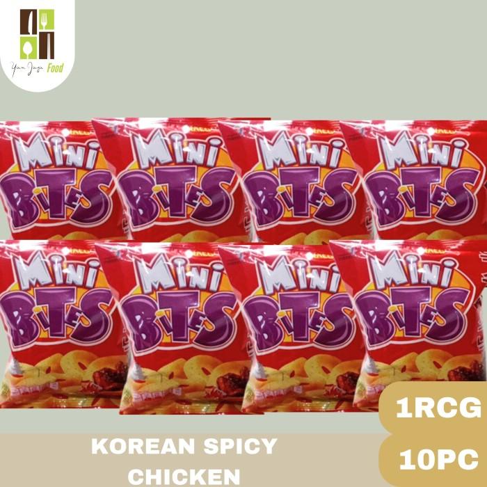 Gambar Inaco Mini Bites / BTS Snack Korea / Snack Bites / Rumput Laut / Korean BBQ / Korean Spicy CHicken Kemasan 15gr 1RCG 10PCS - KOREAN SPICY dari Yan Jaya Food undefined Tokopedia