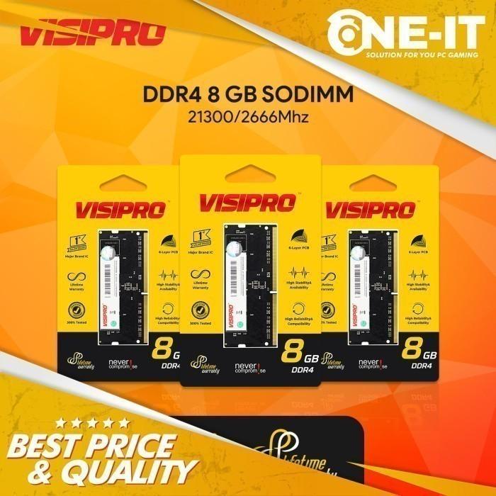 Jual RAM VISIPRO 8GB DDR4 2666 SODIMM Kota Surabaya One It