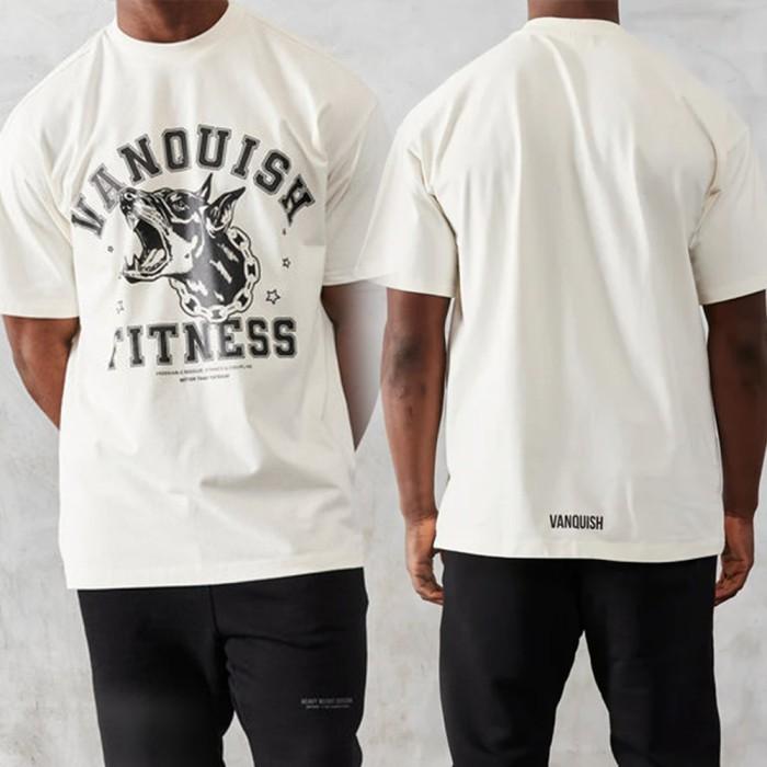 Gambar T-SHIRT PRIA VANQUISH FITNESS TX-111 - Putih, M dari Mystic Vibes undefined Tokopedia