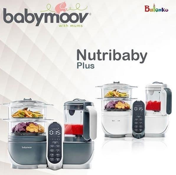 Gambar E-Katalog- Babymoov A01117 Nutribaby Plus And Loft Food Processor Grey And White Grab/Gosend - White dari The Online Market undefined Tokopedia