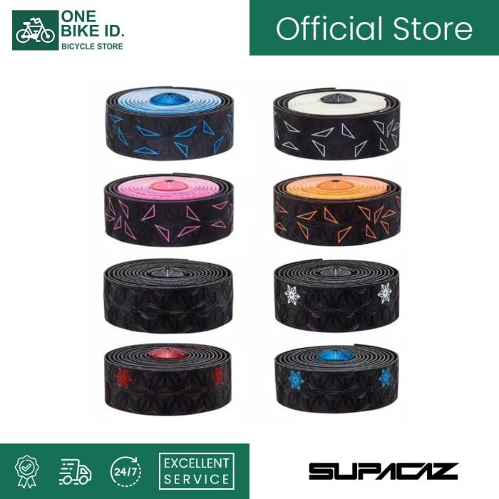 Gambar Supacaz Bartape Super Sticky Kush - Supacaz Bar Tape Drop Bar Roadbike Terbaru - Hitam Matte dari rizkijembar shop undefined Tokopedia