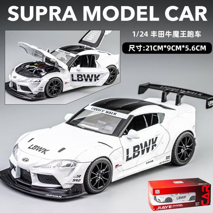 Gambar Miniatur Diecast Toyota SUPRA Body Kit Liberty Walk/LBWK/ Skala 1:22 Koleksi/Kado Premium - LBWK White dari A1-Allshop undefined Tokopedia