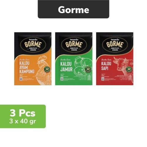 Gambar NEW 3 Pcs Lemonilo Paket Komplit Gorme Bumbu Pelezat Serbaguna 40g dari @anaktunggal undefined Tokopedia