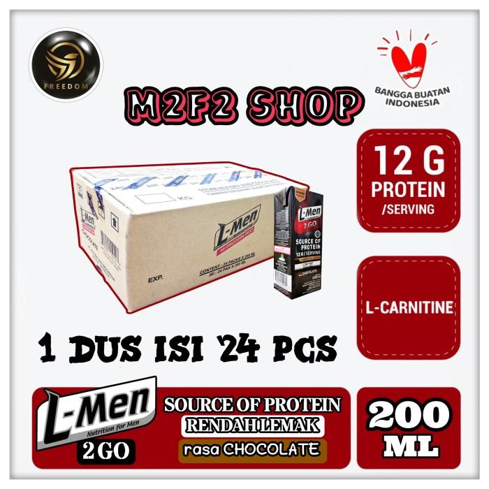 Gambar L-Men Hh Protein 2 Go Low Fat Cokelat UHT Kotak - 200 ml dari abadi tunggal jaya undefined Tokopedia