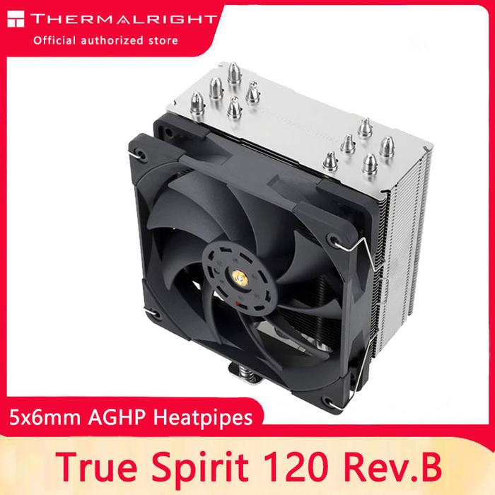 Gambar Thermalright True Spirit 120 Rev.B CPU Air Cooler, 5 Heatpipes, TL-C12PRO PWM Fan, for AMD AM4/Intel 115X/1200/2066 dari Indrasa29 undefined Tokopedia