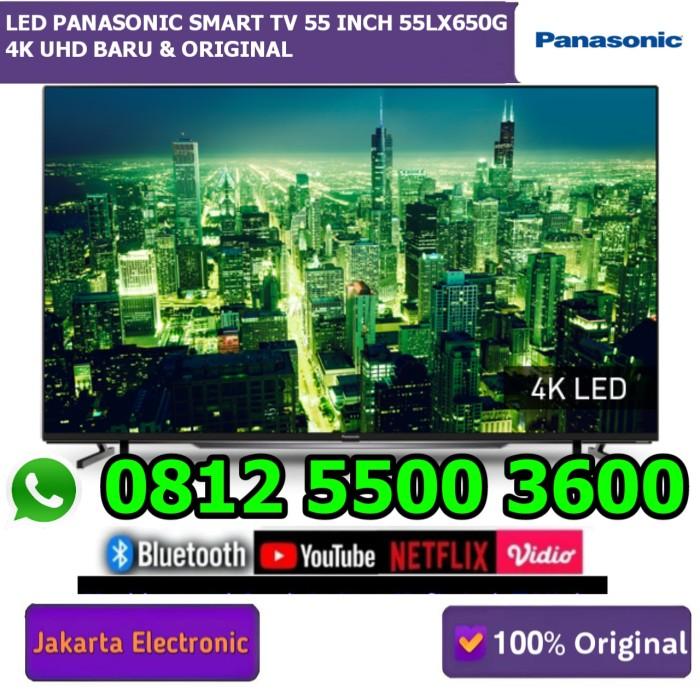 Gambar Android Tv Panasonic 55 inch 55LX650G Smart Tv LED 4K UHD Mirroring Bluetooth 55" - LuarJabodetabek dari TOKO JAKARTA BERKAH SEMESTA undefined Tokopedia