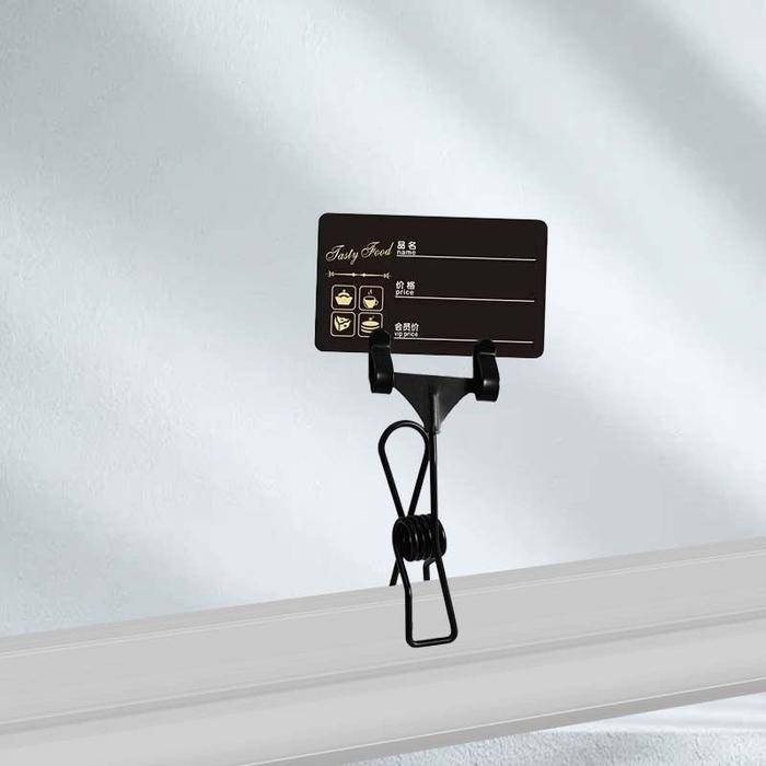 Gambar Food Tag Stand Logam Menu Stand Display Table Number Stand Price Tag Holder Nomor Meja - hitam/8.2CM dari Mengirim-mall undefined Tokopedia