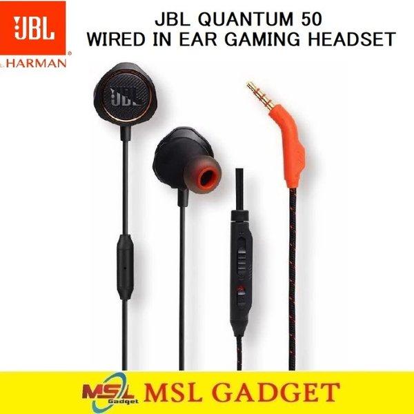 Jual JBL Quantum 50 Wired In Ear Gaming Headset Garansi Resmi IMS