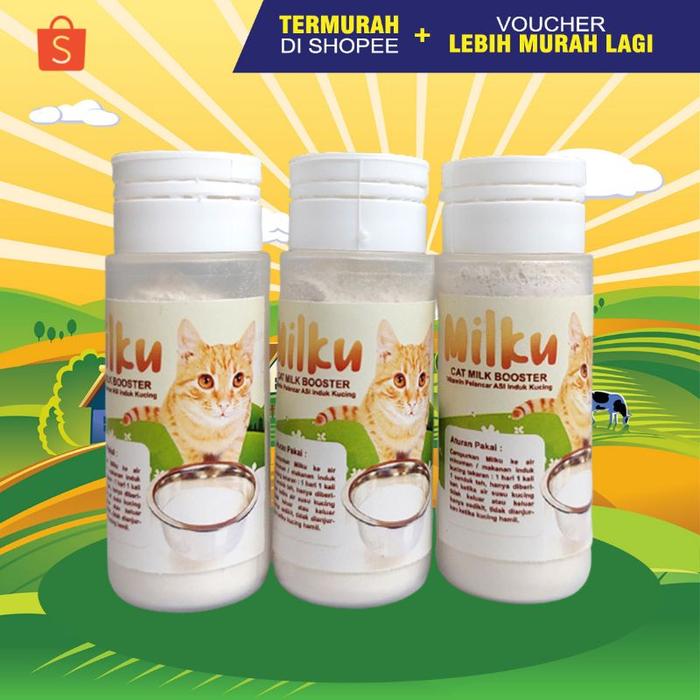 Gambar MILKU - Vitamin Penambah ASI Kucing Obat Memperlancar ASI Kucing Memperbanyak ASI Kucing Membantu Kucing Menyusui dari dropbn undefined Tokopedia