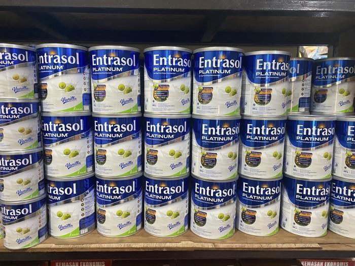 Gambar 1zy ENTRASOL PLATINUM 800GR SUSU TINGGI PROTEIN UNTUK LANSIA RASA VANILLA dari kanbung ninag undefined Tokopedia