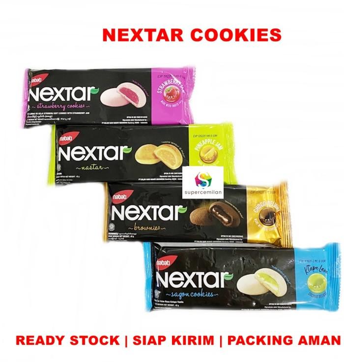 Gambar COME!! Nabati Nextar Nastar Nanas / Choco Brownies / Strawberry 42 Gr Biskuit dari mahzonk521 undefined Tokopedia