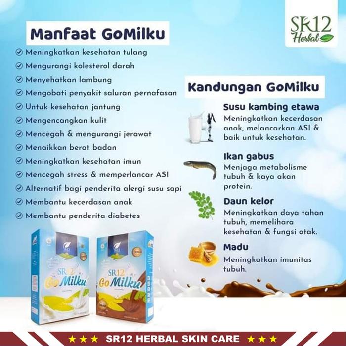 Gambar Gomilku Sr12 Susu Kambing Etawa Bubuk Go Milku Susu Sr12 Etawa Halal Terbaik Susu Etawa Gomilku dari Little Loves 2 undefined Tokopedia