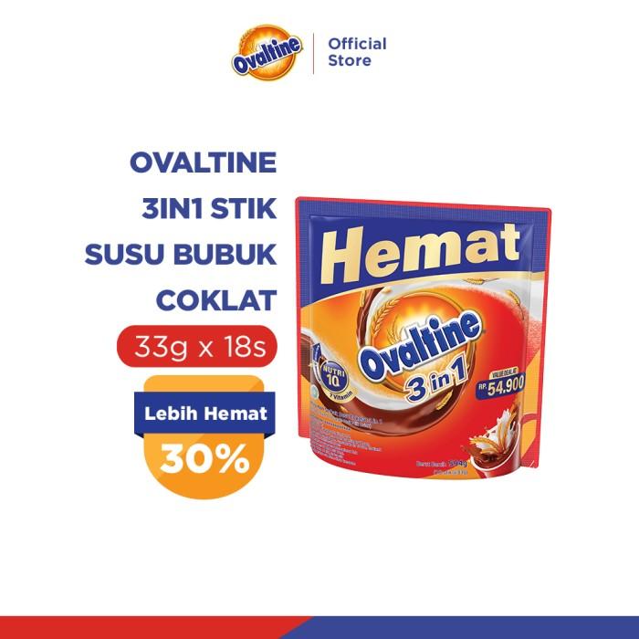 Gambar 1zy Ovaltine 3in1 Susu Bubuk Coklat Stik 33gx18s dari kanbung ninag undefined Tokopedia