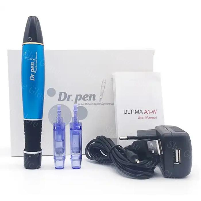 Gambar DERMAPEN A1-W (Newest) MTS Alat BB Glow Pulihkan Wajah Dark Spot - Biru dari MAKMUR-SEJAHTERA_NEW undefined Tokopedia