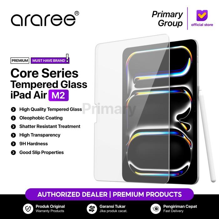 Gambar Tempered Glass iPad Air 6 M2 2024 11 13 Inch ARAREE Core Glass High Quality Screen Protector Guard 1 Pack - 11 Inch dari Primary Cares Official undefined Tokopedia