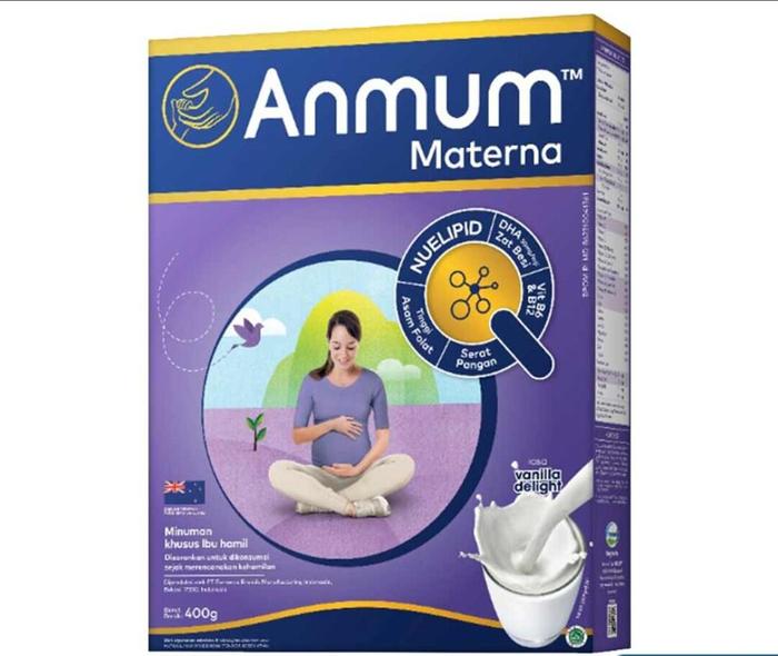 Gambar Anmum Susu Bubuk Ibu Hamil Materna Vanilla Delight 400G dari guilstore undefined Tokopedia