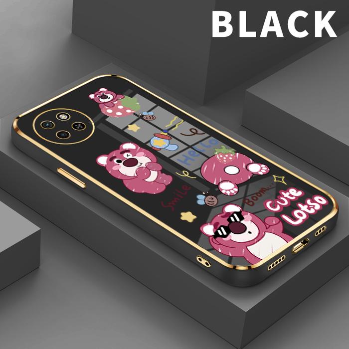 Gambar Casing Hp For Itel S23 Halo beruang keren Shoftcase slim shockproof silicon soft case premium - Black, itel S23 dari parabatokoresmi undefined Tokopedia