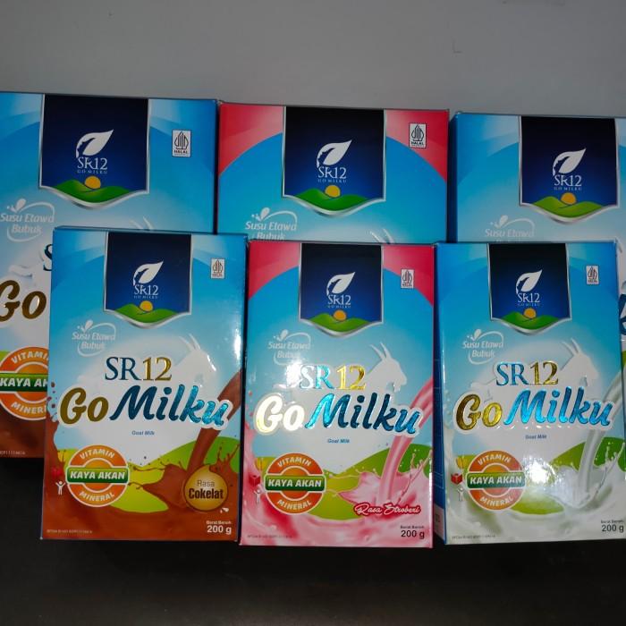 Gambar 600 Gr Gram - Sr12 Gomilku Sr 12 Go Milku Susu Kambing Etawa Kelor Grab/Gosend - strawberry dari TokoImpian Company undefined Tokopedia