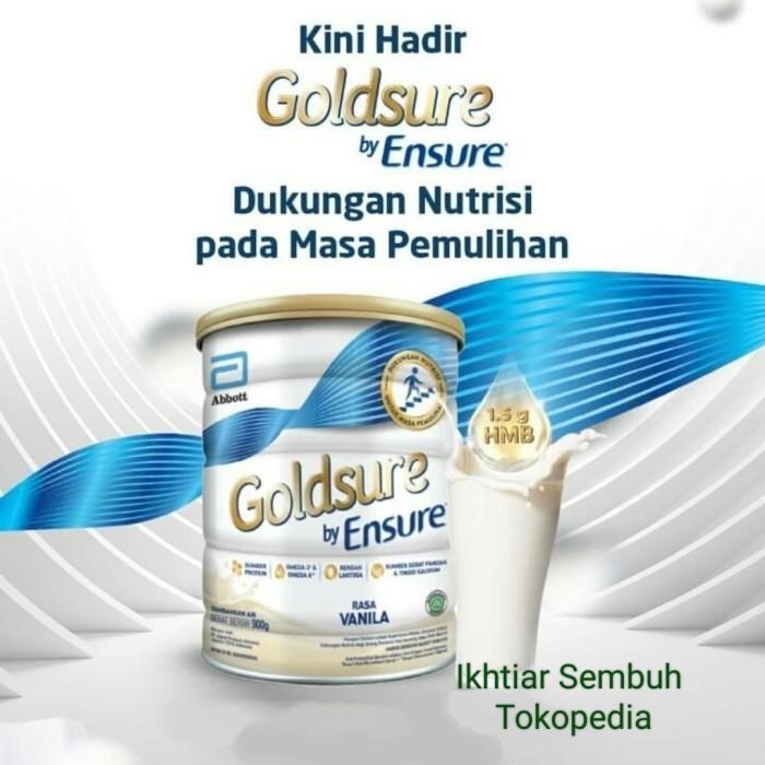 Gambar Susu Goldsure By Ensure 900 Gr Pangan Cair Padat Gizi Tinggi Protein Grab/Gosend dari TokoImpian Company undefined Tokopedia