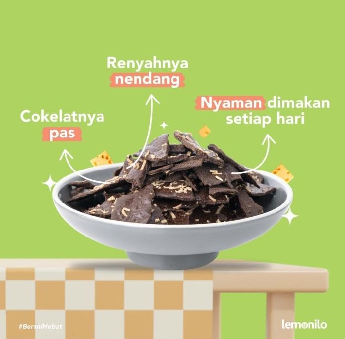 Gambar COME!! LEMONILO Brownies Crispy 40g - Chocochips Keju - Cemilan Diet Sehat dari markosiah10 undefined Tokopedia