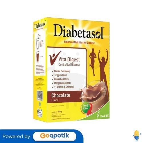 Gambar Diabetasol Susu Rasa Coklat 1000 Gram Box Grab/Gosend dari TokoImpian Company undefined Tokopedia