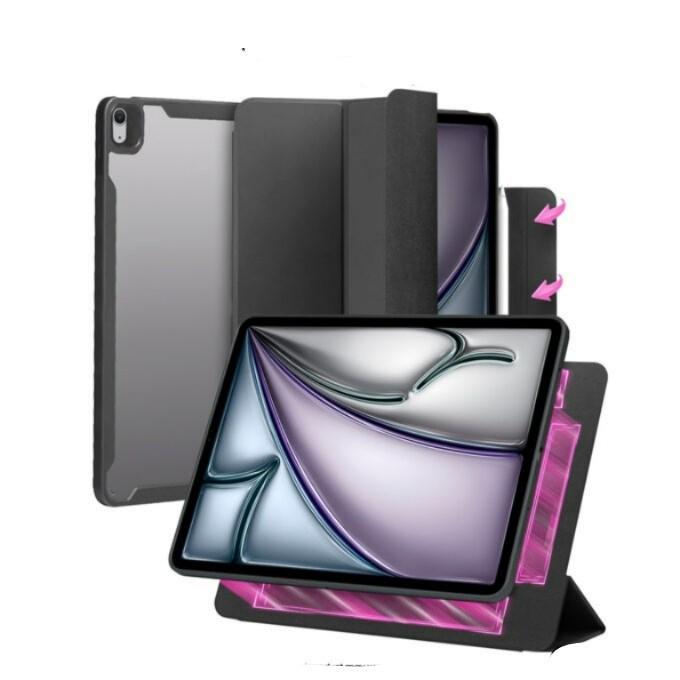 Gambar Case iPad Air 6 M2 2024 11 13 Inch ARAREE HIFOLIO Slim Foldable Magnetic Folio Case Pencil Protector Protective Casing Cover - Black, 11 Inch dari Primary Cares Official undefined Tokopedia