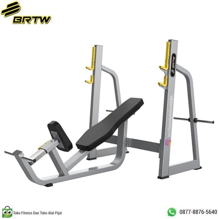 Brtw Tb42 Olympic Incline Bench Press Comercial Equipment Fitness