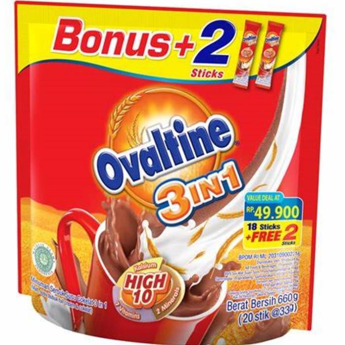 Gambar [A] OVALTINE 3 IN 1 MALAYSIA (22 SACHET X 30 GRAM) dari supart1 undefined Tokopedia