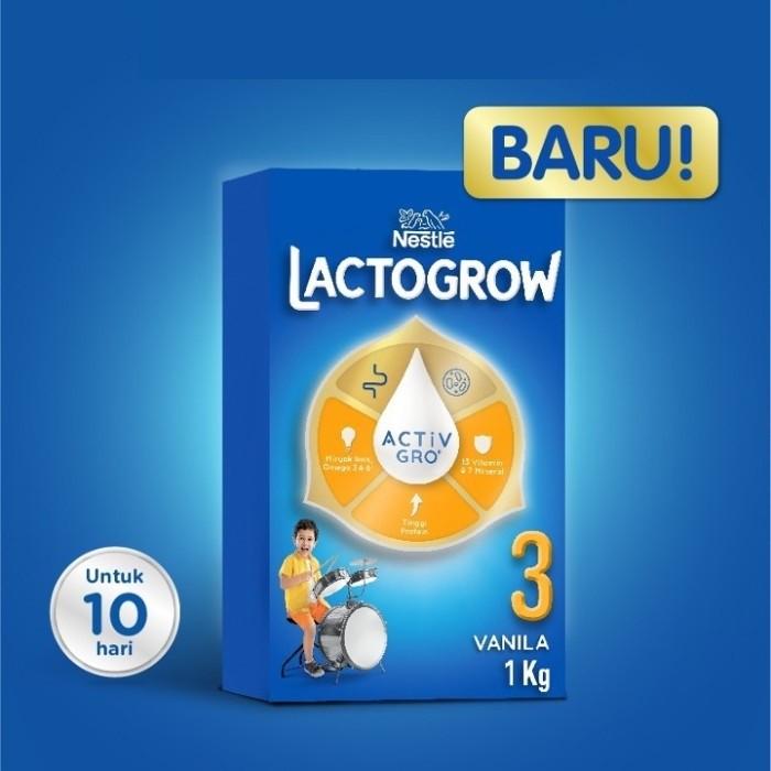 Gambar Nestlé LACTOGROW 3 Vanila (1-3 Tahun) 1 Kg dari Raihana SHOP. undefined Tokopedia