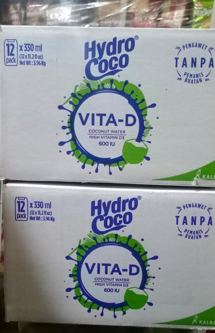 Gambar HYDRO COCO COCONUT WATER VITA-D 12PACK X 330ML 100% ORIGINAL dari Solsticeshop undefined Tokopedia