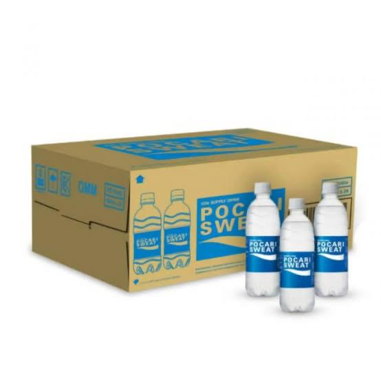 Gambar POCARI SWEAT BOTOL 500 ML / 500ML 1 DUS 100% ORIGINAL dari Solsticeshop undefined Tokopedia